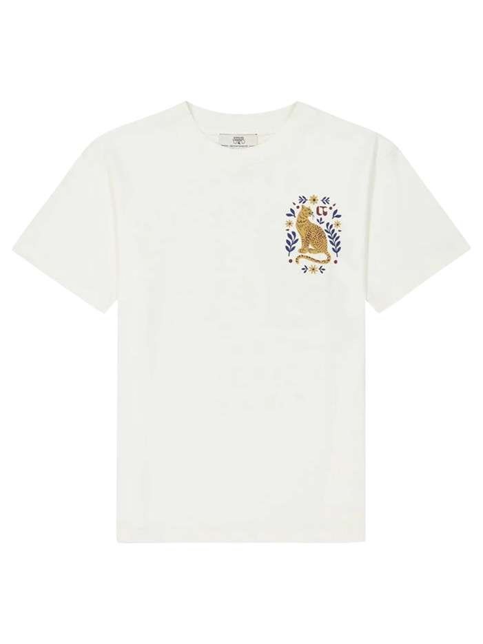 T-shirt en coton écru...
