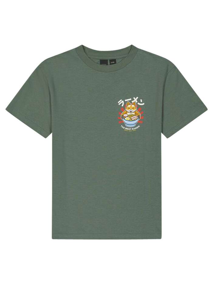 T-shirt en coton vert...