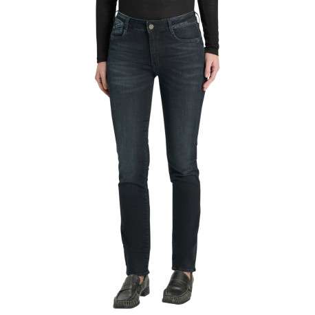 Jean en coton mélangé bleu nuit pourvu d'une coupe skinny extensible - Image 3