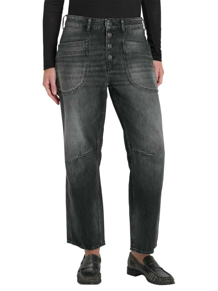 Jean en coton anthracite...