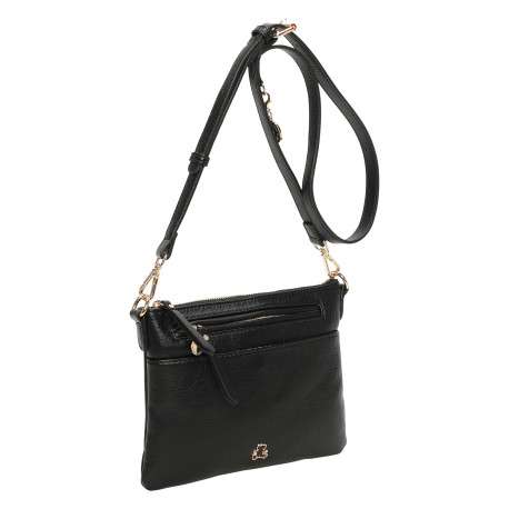 Sac noir à bandoulière amovible et réglable avec logo de la marque - Image 2