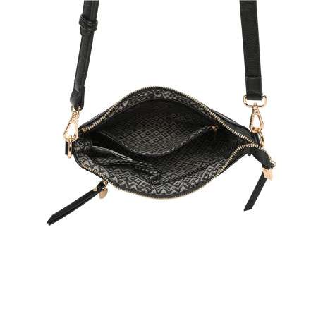 Sac noir à bandoulière amovible et réglable avec logo de la marque - Image 4