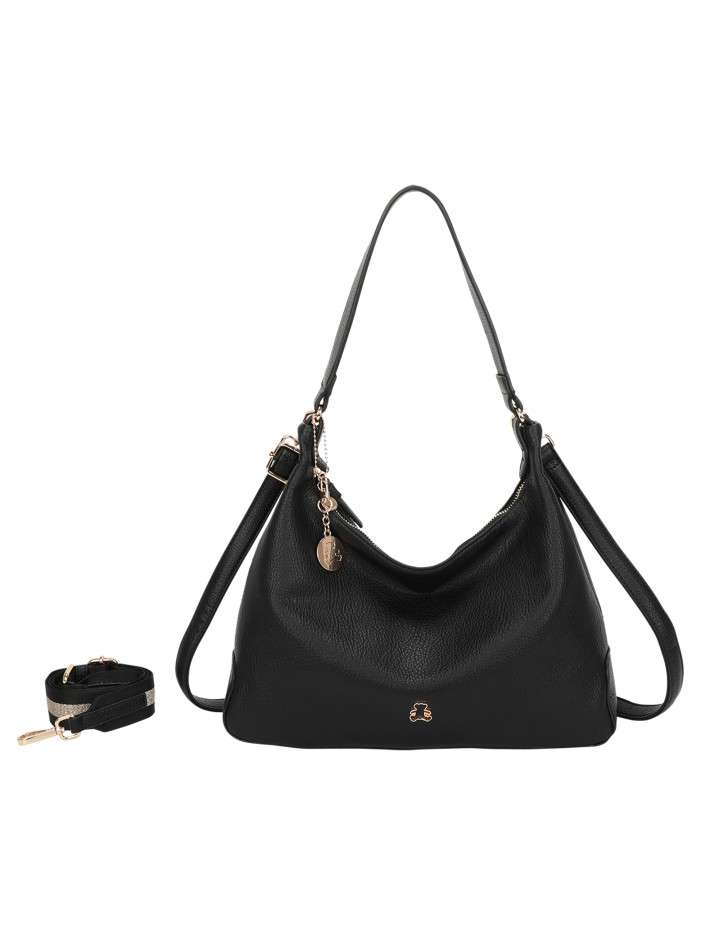 Sac porté épaule noir uni...