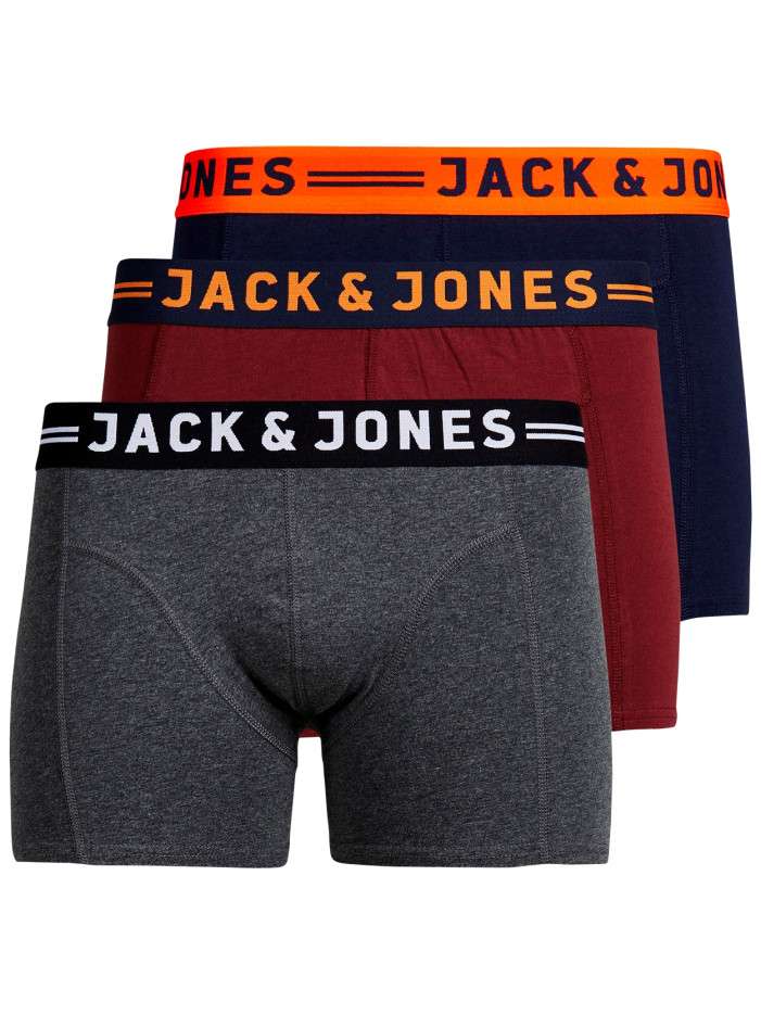 Lot de boxers unis en coton...