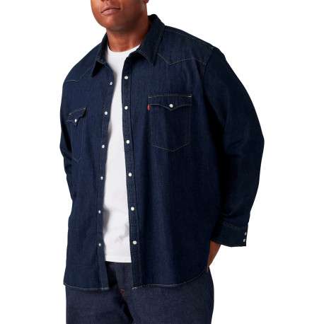Chemise brut unie à coupe droite avec un col chemise et poches sur la poitrine - Image 3