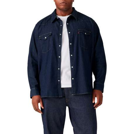 Chemise brut unie à coupe droite avec un col chemise et poches sur la poitrine - Image 4