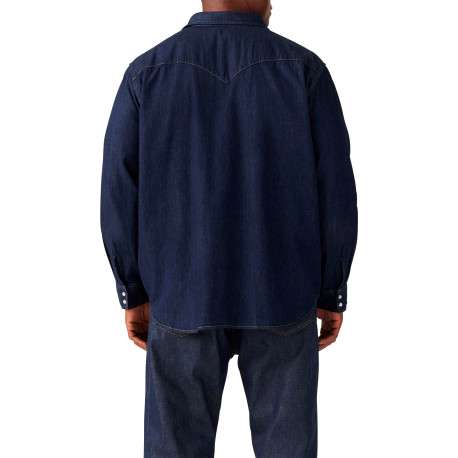 Chemise brut unie à coupe droite avec un col chemise et poches sur la poitrine - Image 5