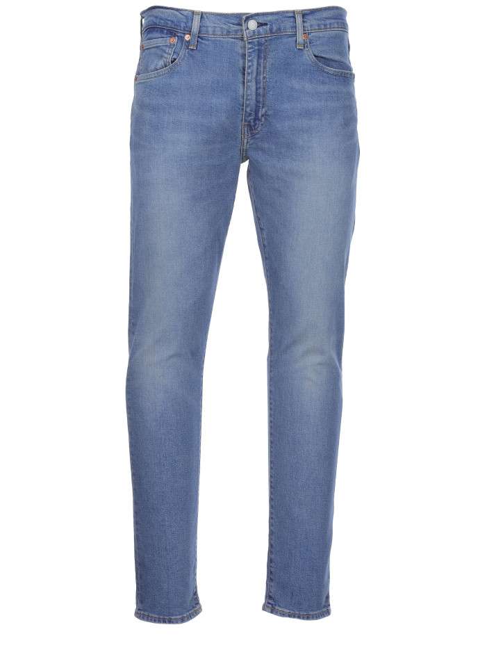 Jean bleu en coton effet...