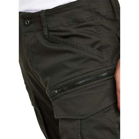 Pantalon 5 Poches en coton gris uni avec une coupe droite et des poches - Image 3