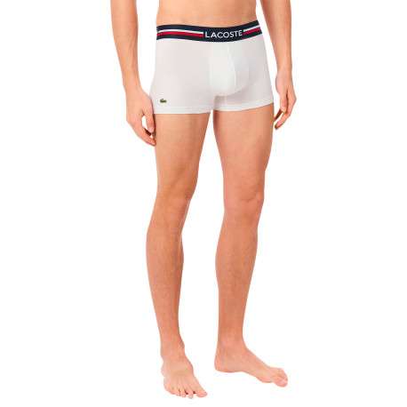 Lot de 3 boxers classiques tricolore en coton rayés à coupe fermée - Image 4