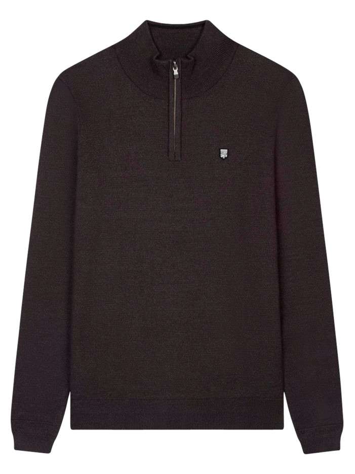 Pull anthracite chiné avec...