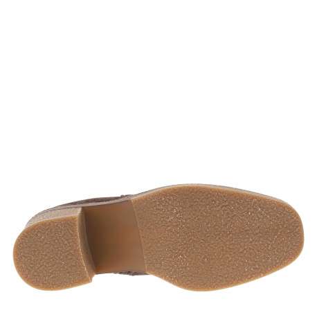 Boots léopard à talon décroché moyen avec un zip et un soufflet élastiqué - Image 6