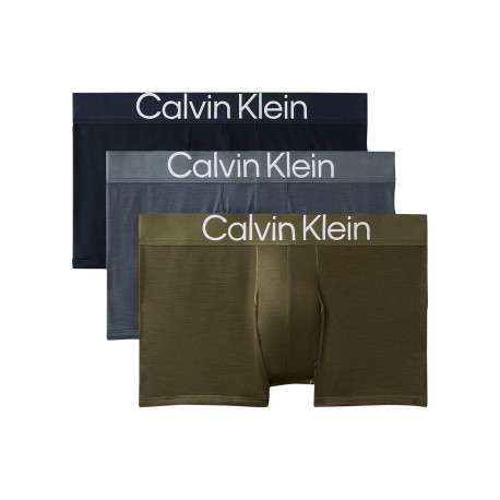 Lot de 3 boxers en coton multicolores pourvus d'une taille élastiquée