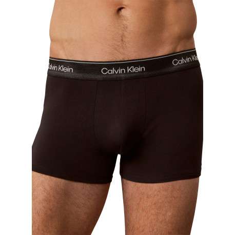Lot de 3 boxers en coton multicolores pourvus d'une taille élastiquée - Image 2