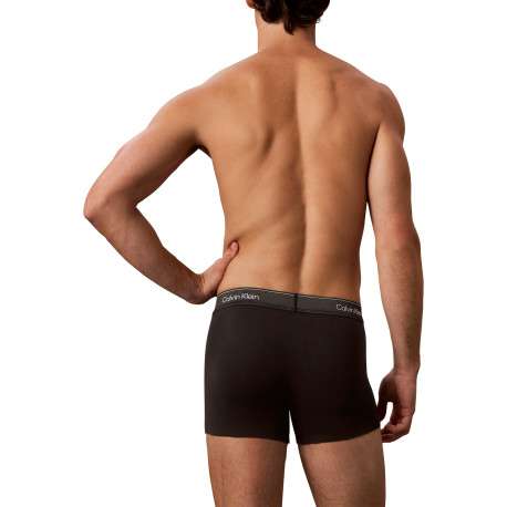 Lot de 3 boxers en coton multicolores pourvus d'une taille élastiquée - Image 3