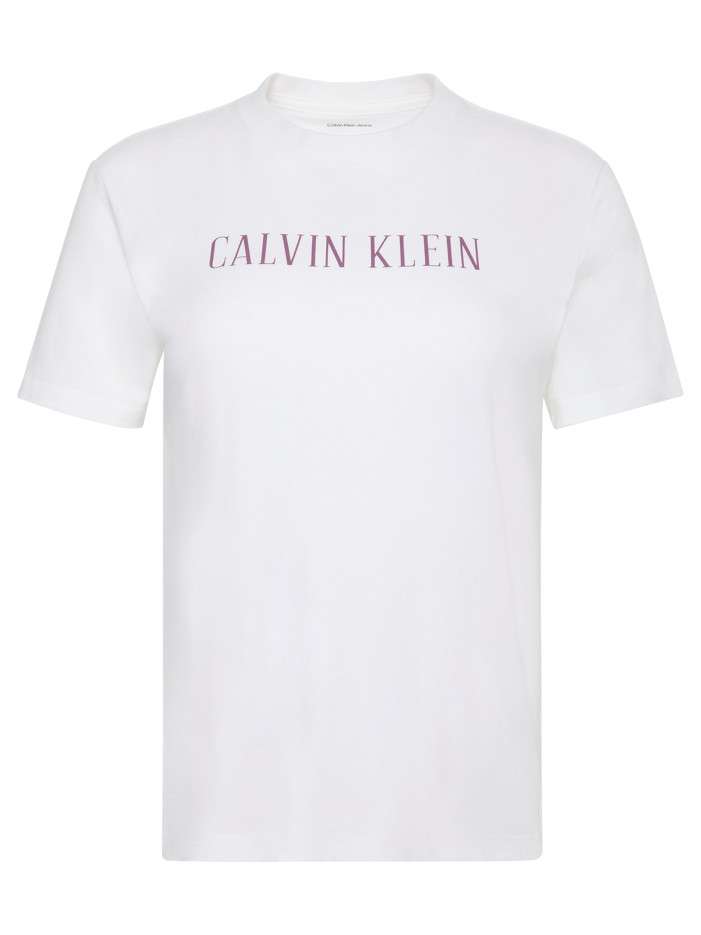 T-shirt en coton blanc à...
