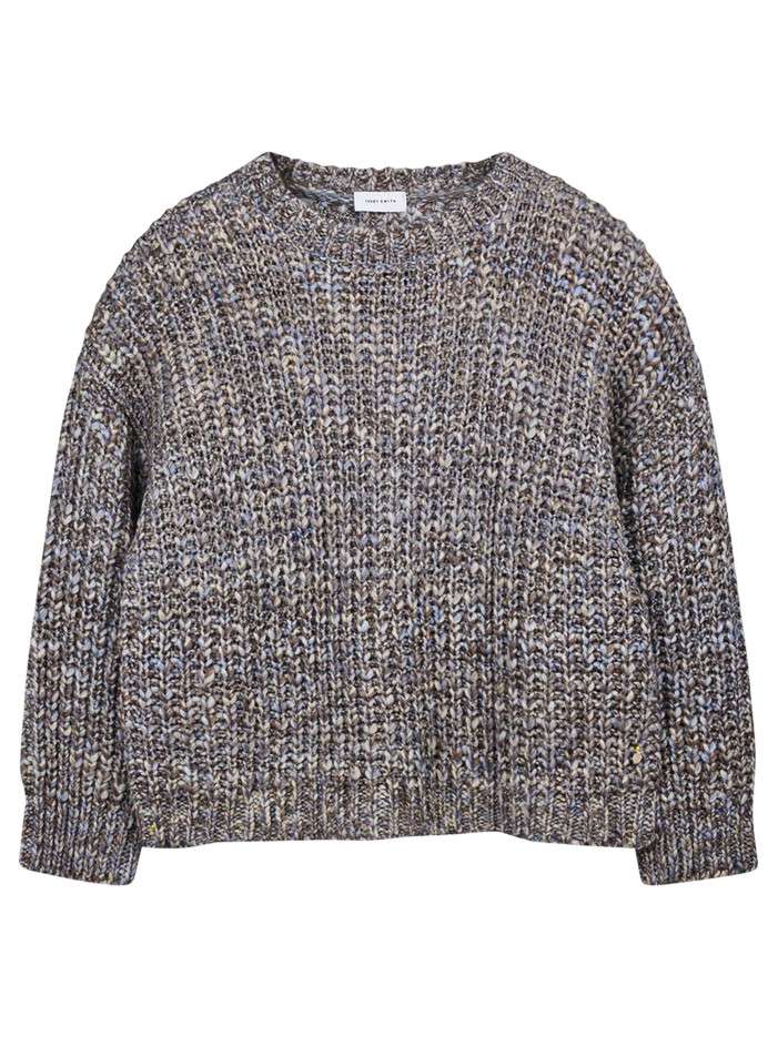 Pull multicolore en maille...