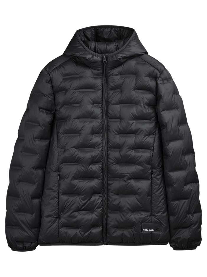 Doudoune à capuche noire...