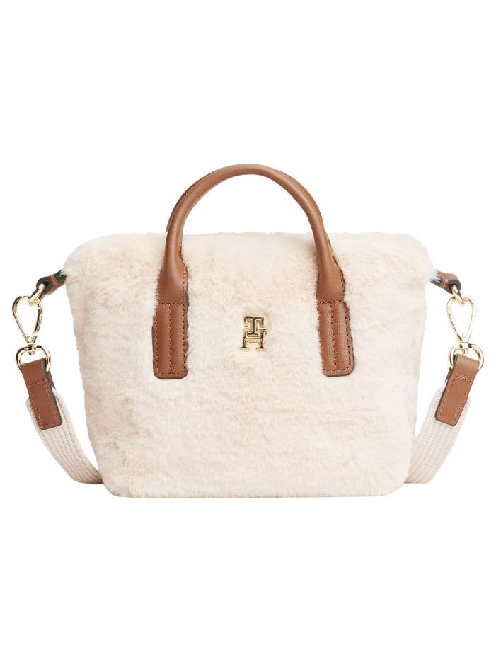 Mini Sac écru en fausse...