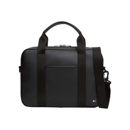 Sac porte-documents ou d'ordinateur à revêtement lisse fermé par un zip