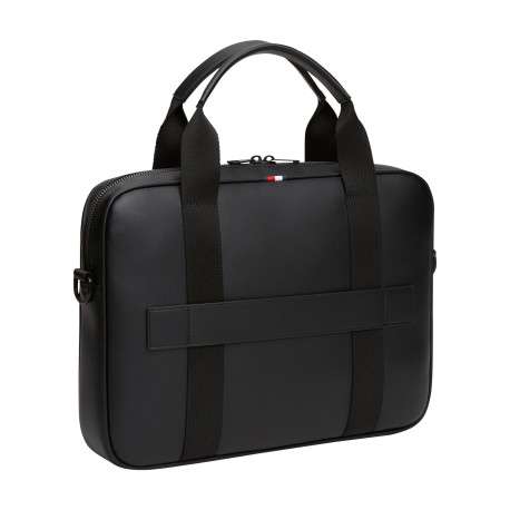 Sac porte-documents ou d'ordinateur à revêtement lisse fermé par un zip - Image 2