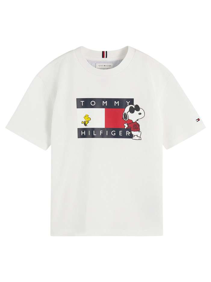 T-shirt blanc en coton...