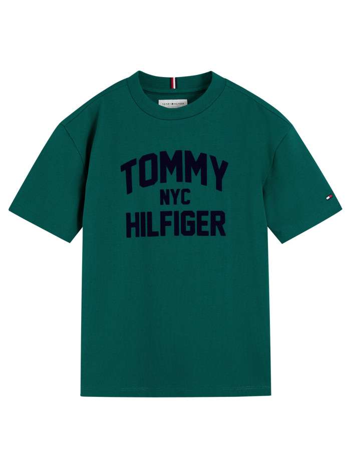 T-shirt vert forêt en coton...