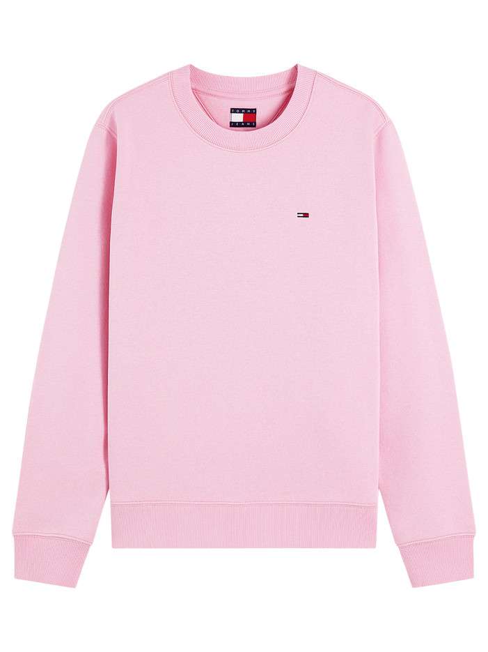 Sweat en coton mélangé rose...