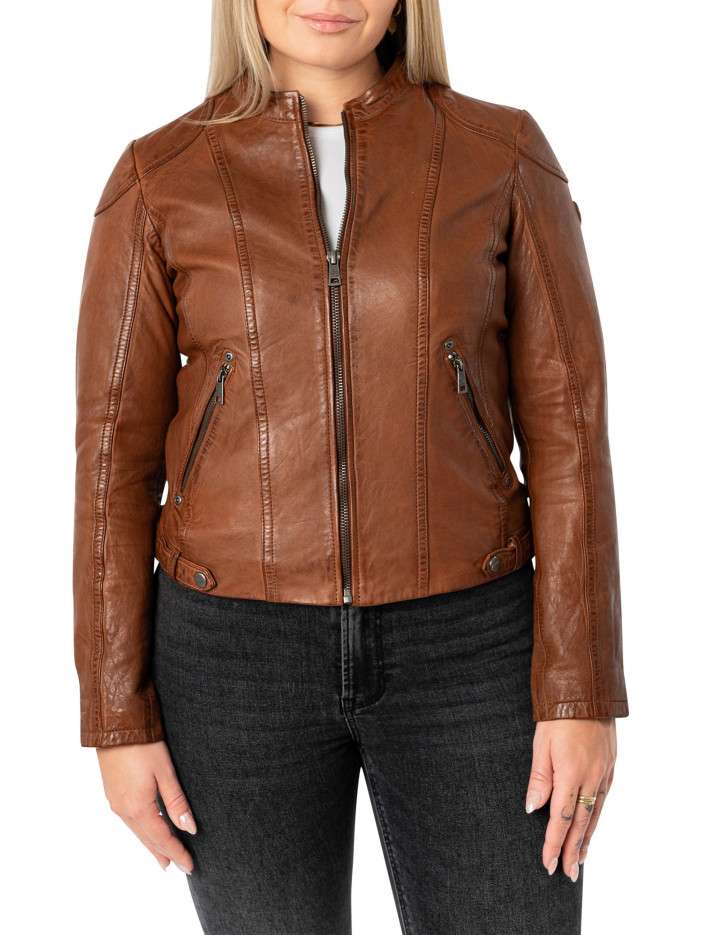 Veste perfecto chocolat uni...