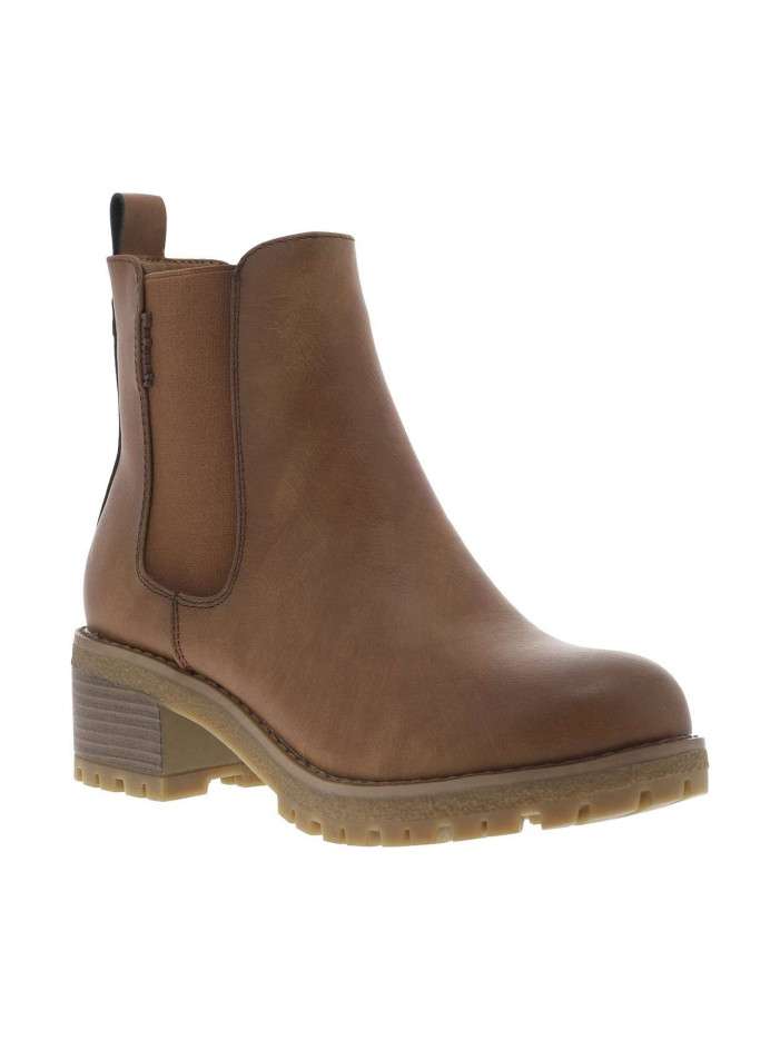 Boots camel à talon...
