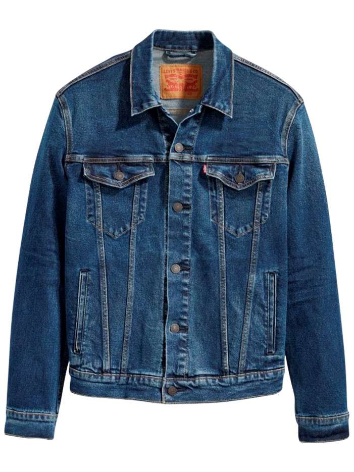 Veste Jean unie en coton...