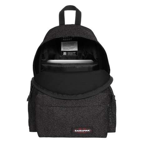 Sac à dos noir pourvu d'anses réglables et de fermetures zippées - Image 2