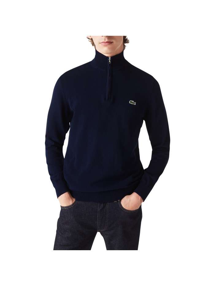 Pull en coton marine col...