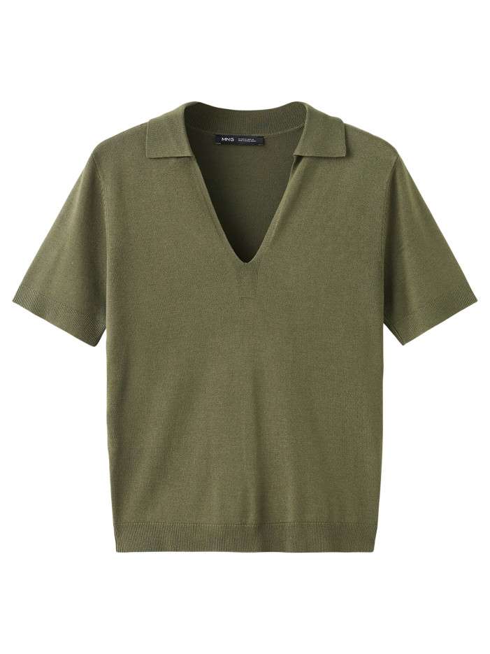 Pull kaki uni avec une...