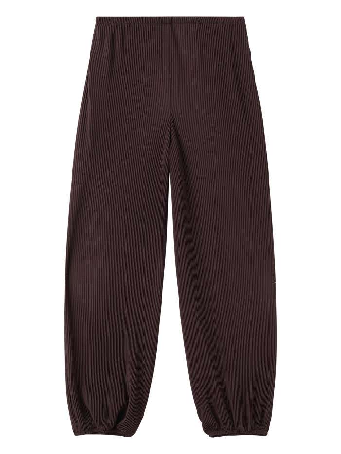 Pantalon chino chocolat uni...