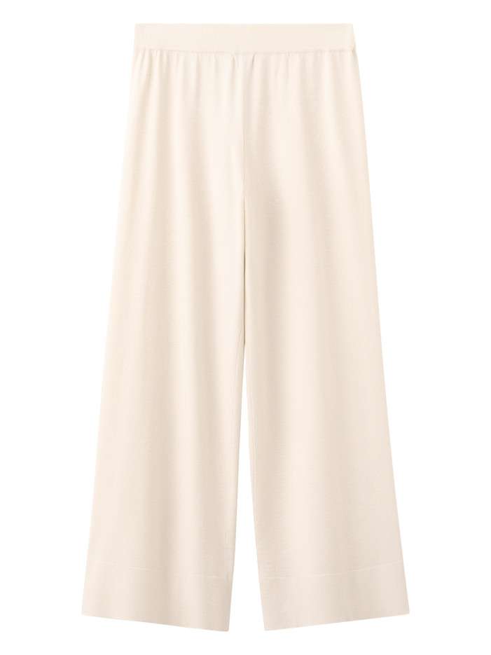 Pantalon beige uni avec une...