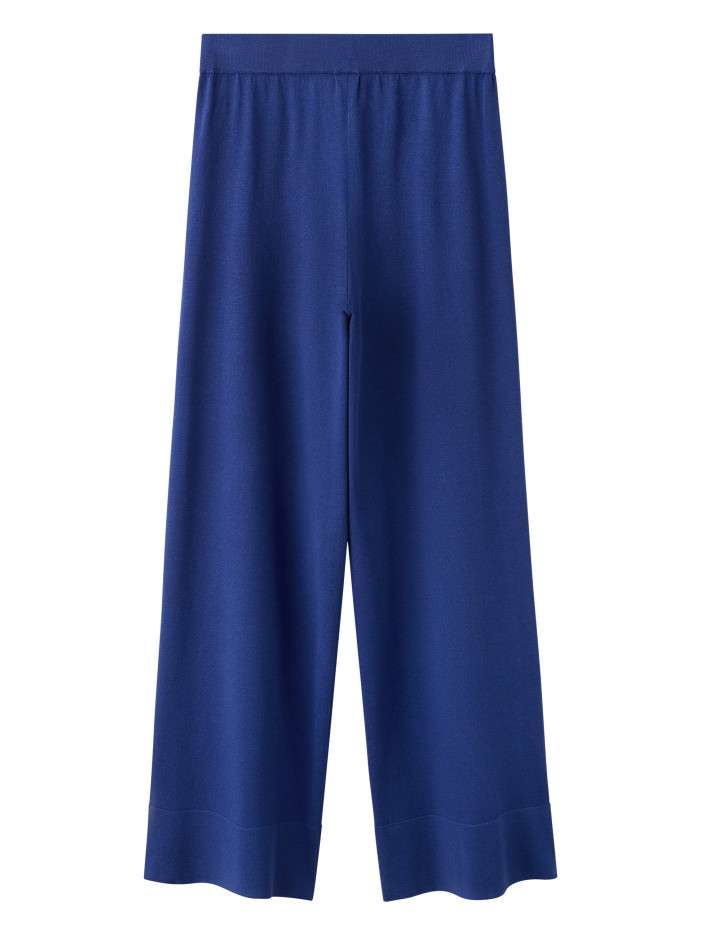 Pantalon bleu uni avec une...