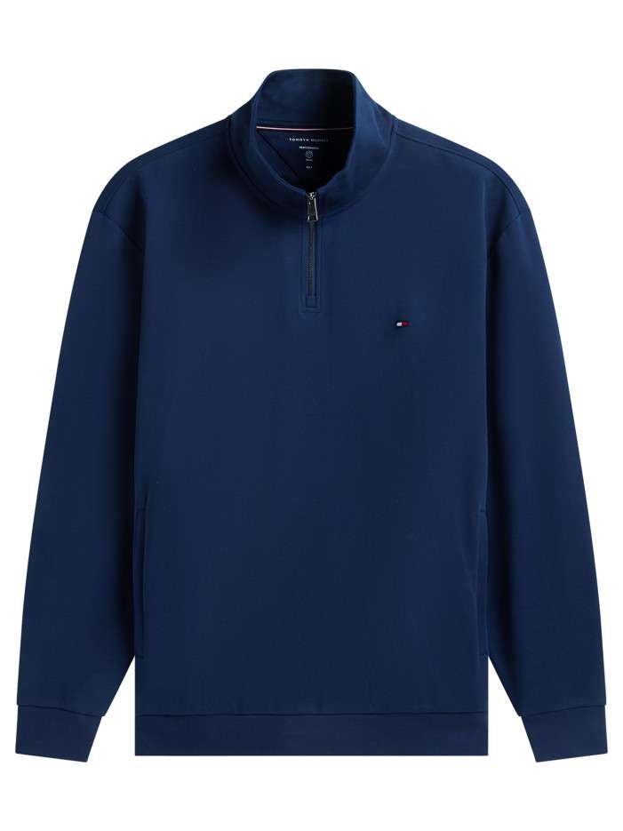 Sweat en coton mélangé bleu...