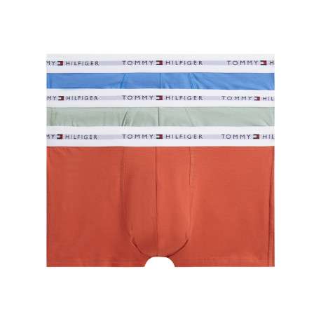Lot de 3 boxers en coton biologique multicolores pourvus d'une taille élastiquée
