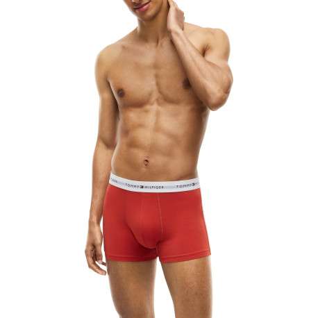 Lot de 3 boxers en coton biologique multicolores pourvus d'une taille élastiquée - Image 2