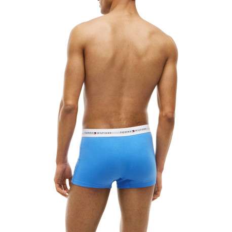 Lot de 3 boxers en coton biologique multicolores pourvus d'une taille élastiquée - Image 3