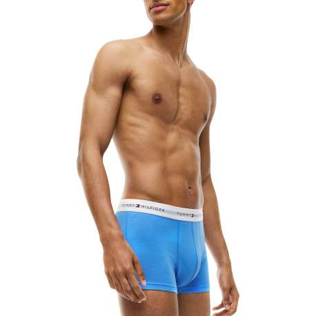 Lot de 3 boxers en coton biologique multicolores pourvus d'une taille élastiquée - Image 4