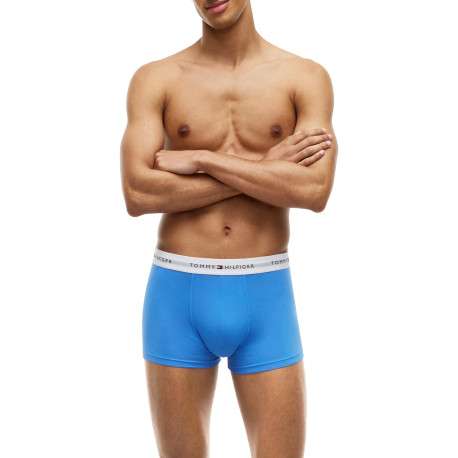 Lot de 3 boxers en coton biologique multicolores pourvus d'une taille élastiquée - Image 5