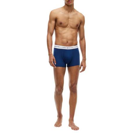 Lot de 3 boxers en coton biologique bleus pourvus d'une taille élastiquée - Image 6