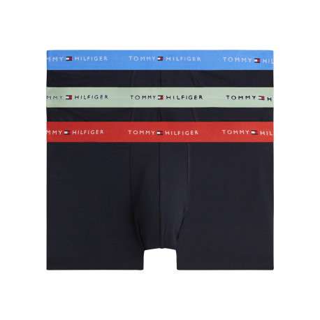 Lot de 3 boxers en coton biologique noirs pourvus d'une taille élastiquée