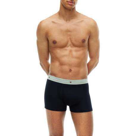 Lot de 3 boxers en coton biologique noirs pourvus d'une taille élastiquée - Image 2