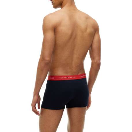 Lot de 3 boxers en coton biologique noirs pourvus d'une taille élastiquée - Image 3