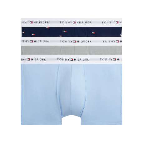 Lot de 3 boxers en coton biologique multicolores pourvus d'une taille élastiquée