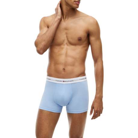 Lot de 3 boxers en coton biologique multicolores pourvus d'une taille élastiquée - Image 2