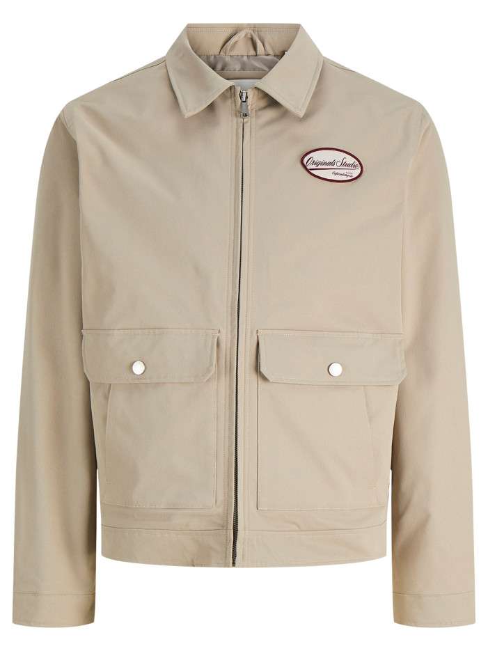 Blouson beige à coupe...